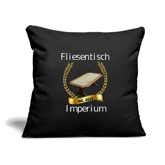 Sofakissenbezug 44 x 44 cm - Schwarz