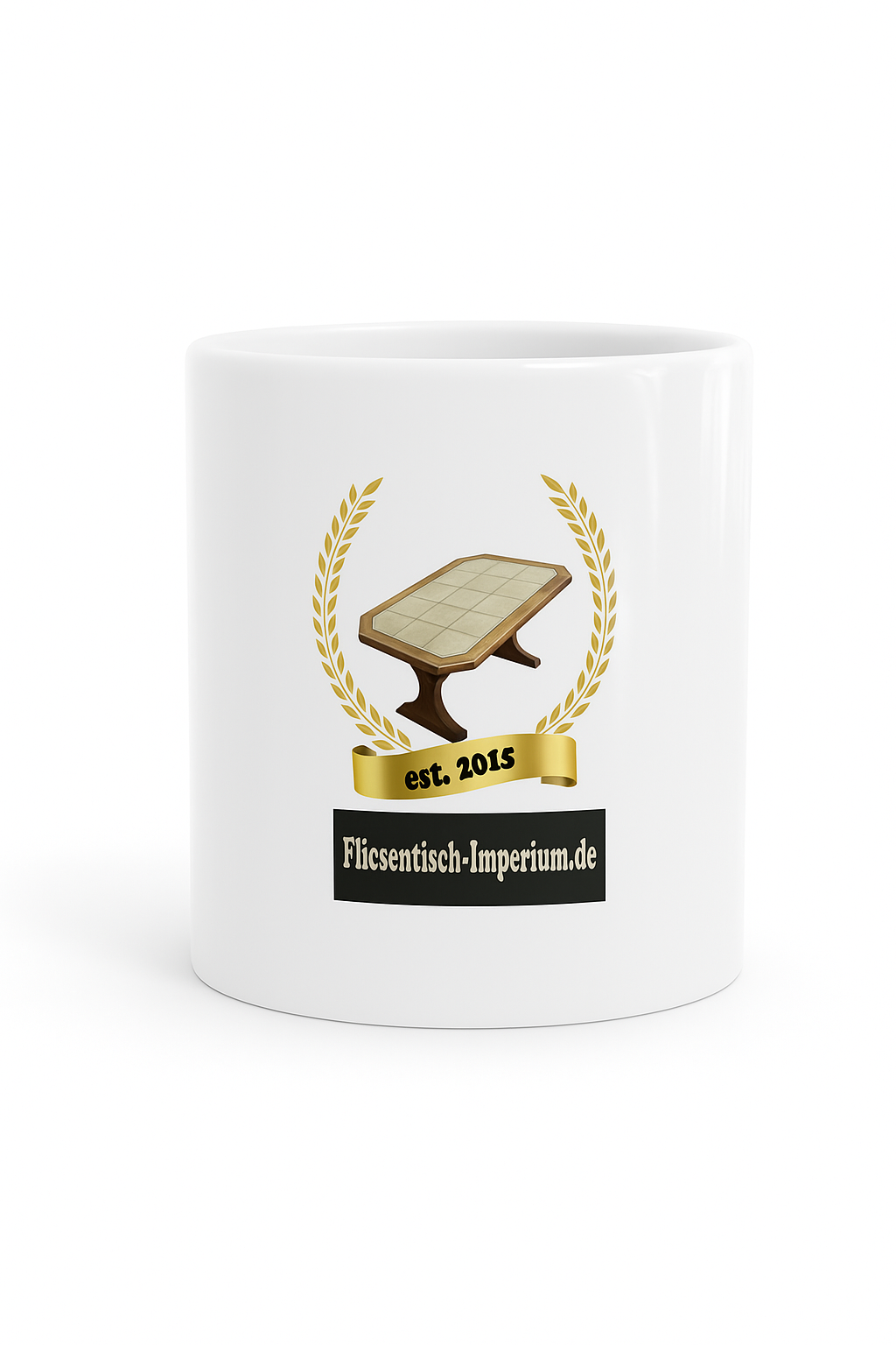 Tasse „Imperiale Pause“ – Fliesentisch-Edition