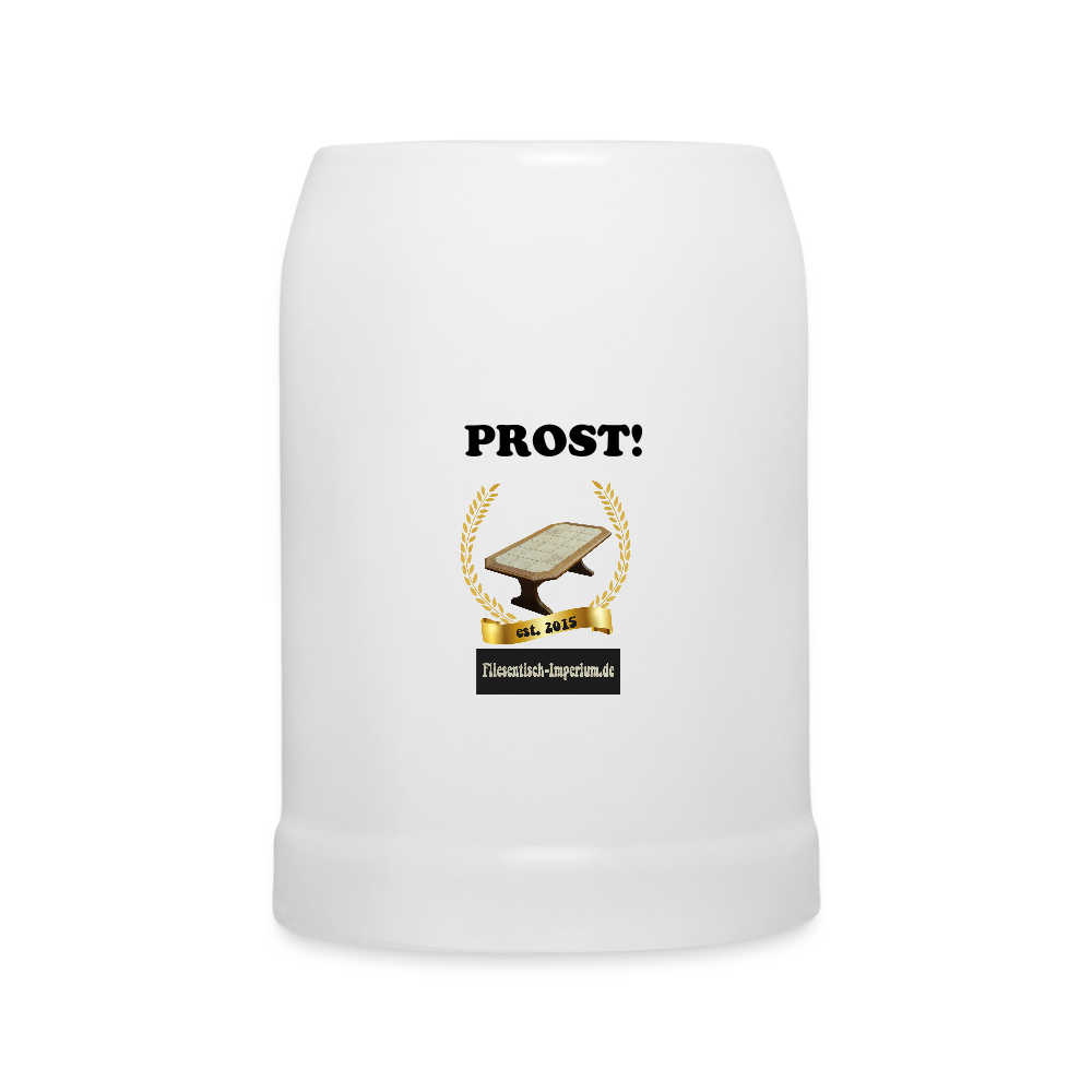 „Imperialer Krug – PROST! Edition | Fliesentisch-Imperium est. 2015“ - white