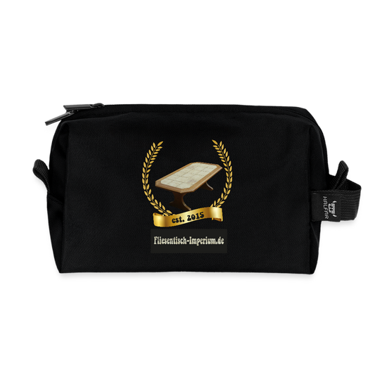 Recycelte Kulturtasche - Schwarz