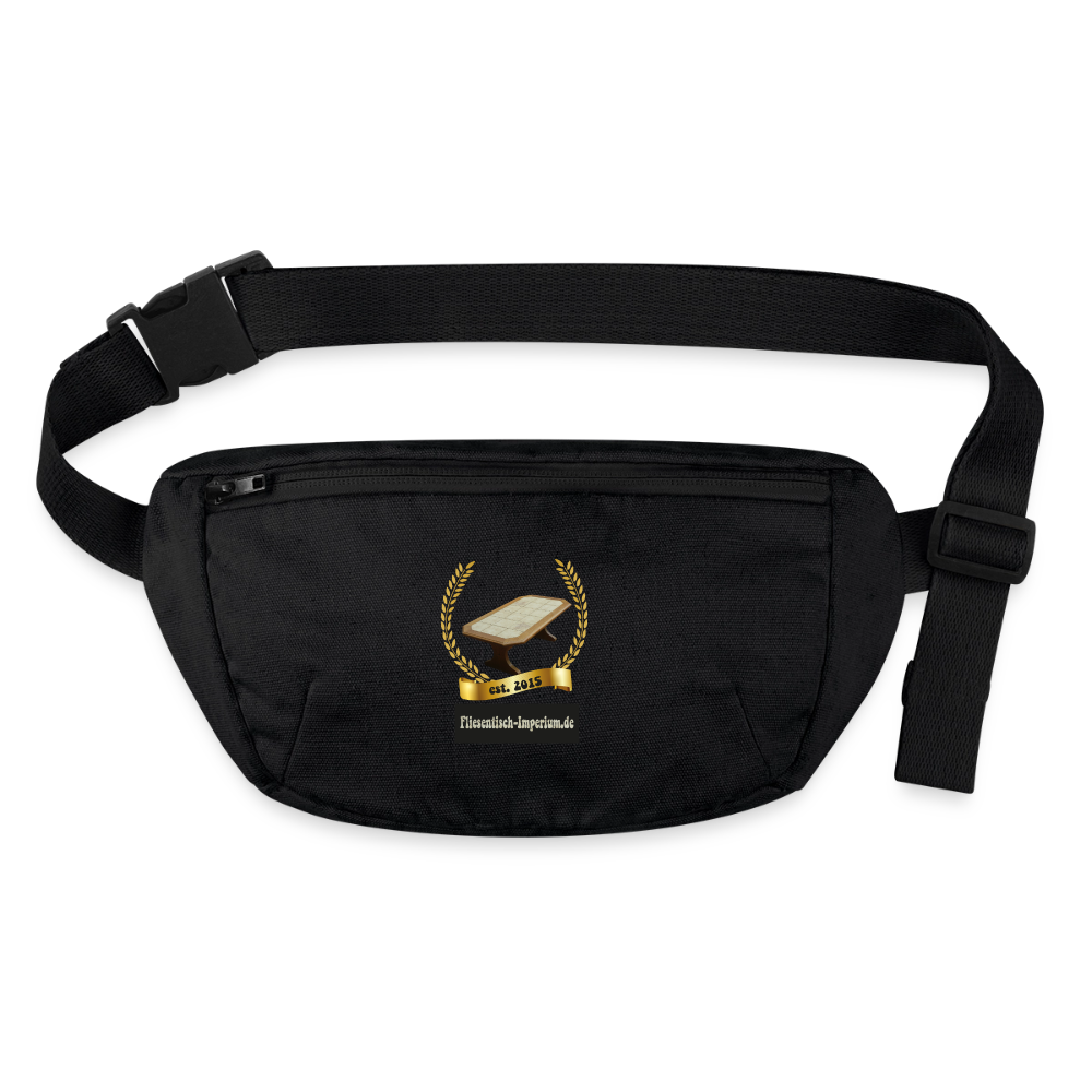 Stanley/Stella recycelte Gürteltasche - Schwarz