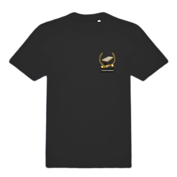Schwarzes Imperium Shirt Classic mit Fliesentisch-Imperium-Motiv